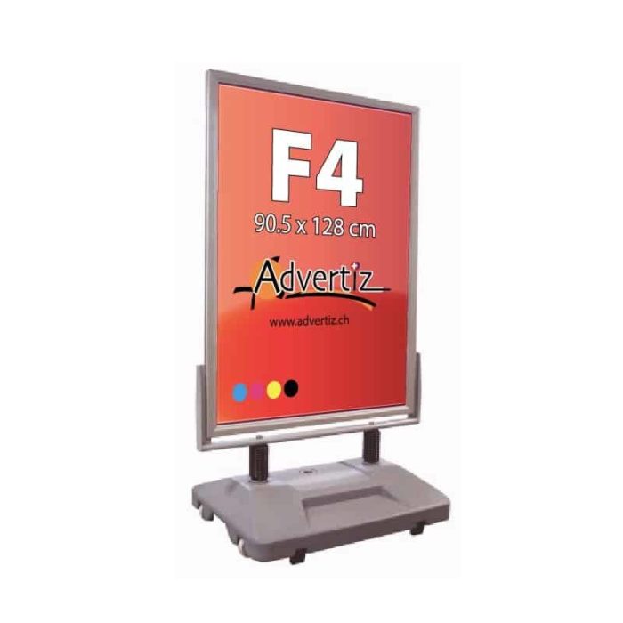 CHEVALET "WINDFLIP" OUTDOOR ALU F4
