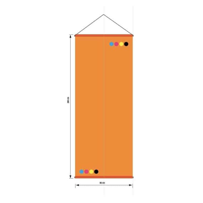 KAKEMONO RECTO/VERSO 80X200CM