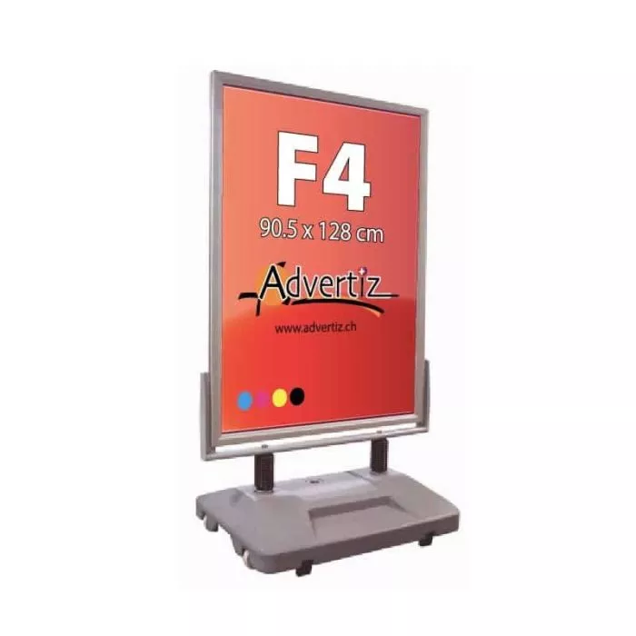 CHEVALET "WINDFLIP" OUTDOOR ALU F4