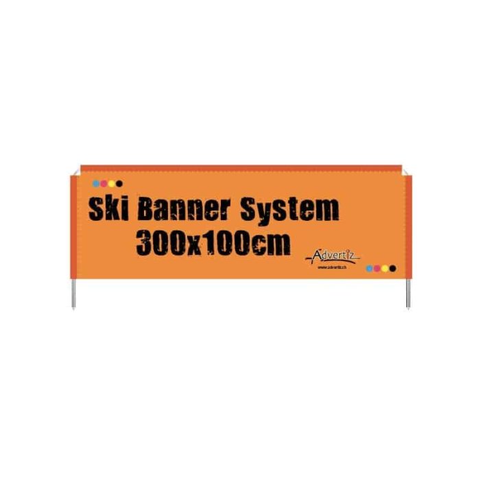 SKI BANNER SYSTEM 300X100CM