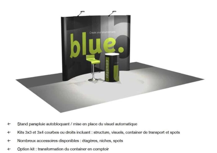 Stand Blue 3x3