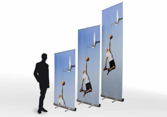 Roll-up Télescopique géant