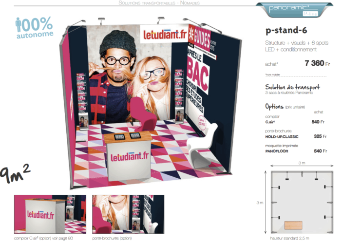 Stand 9m2 - P-Stand 6