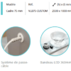 Cadre Lumineux tissu LED 75mm - H250xL100cm – Image 2