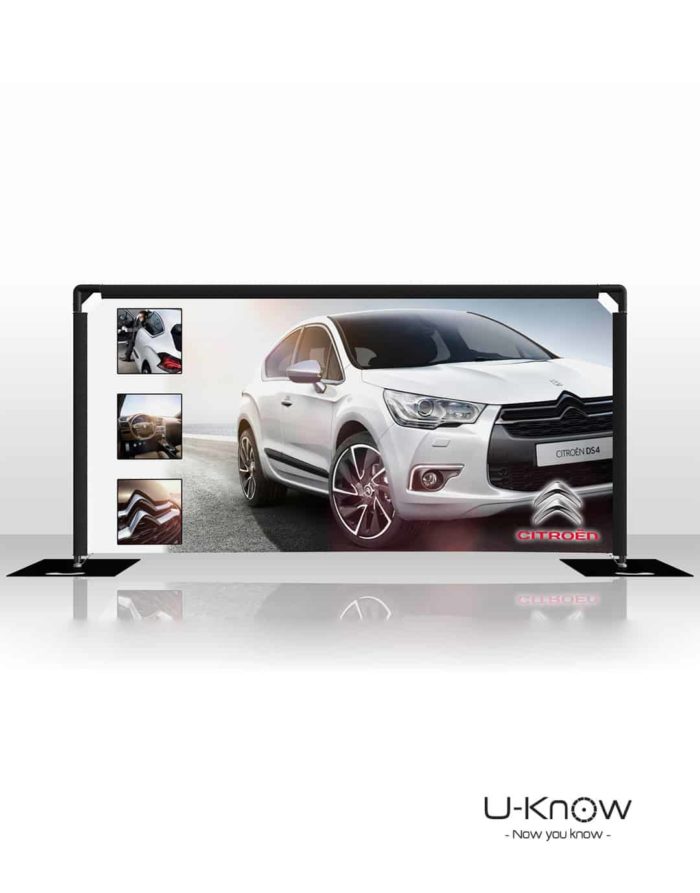 BARRIERE PUBLICITAIRE 2X1 M