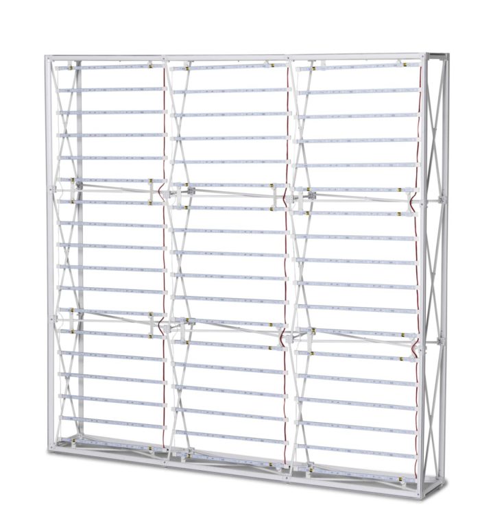 Stand Parapluie Hop-up 3x3 Tissus Lumineux (LED) – Image 3