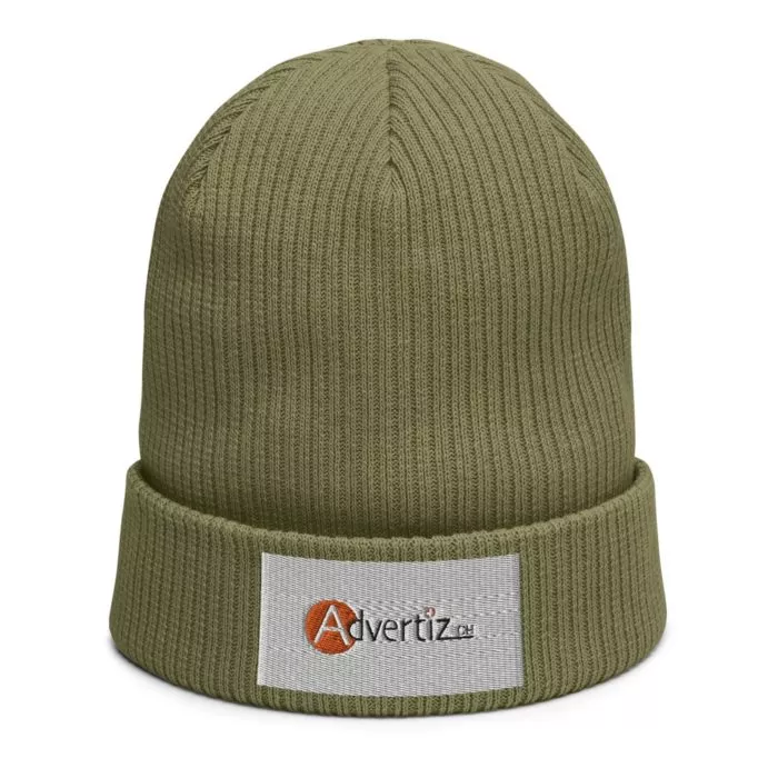 Organic ribbed beanie – Image 6