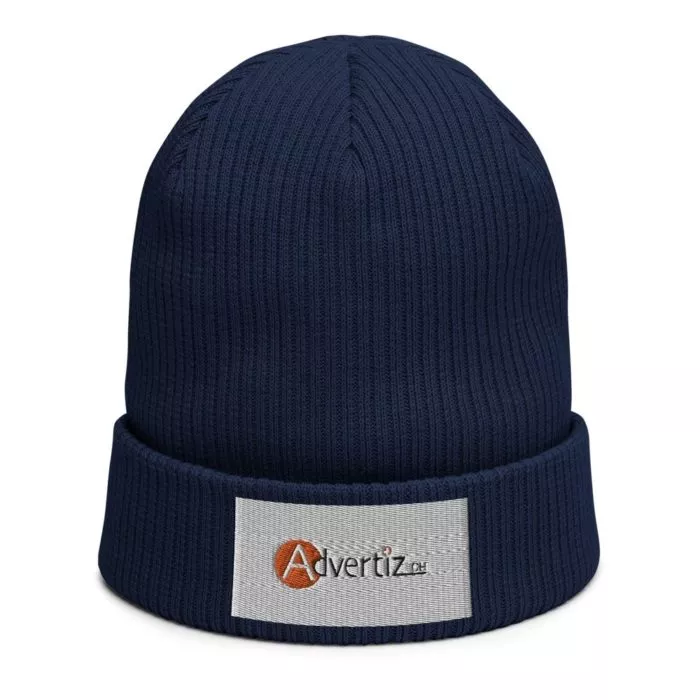 Organic ribbed beanie – Image 5