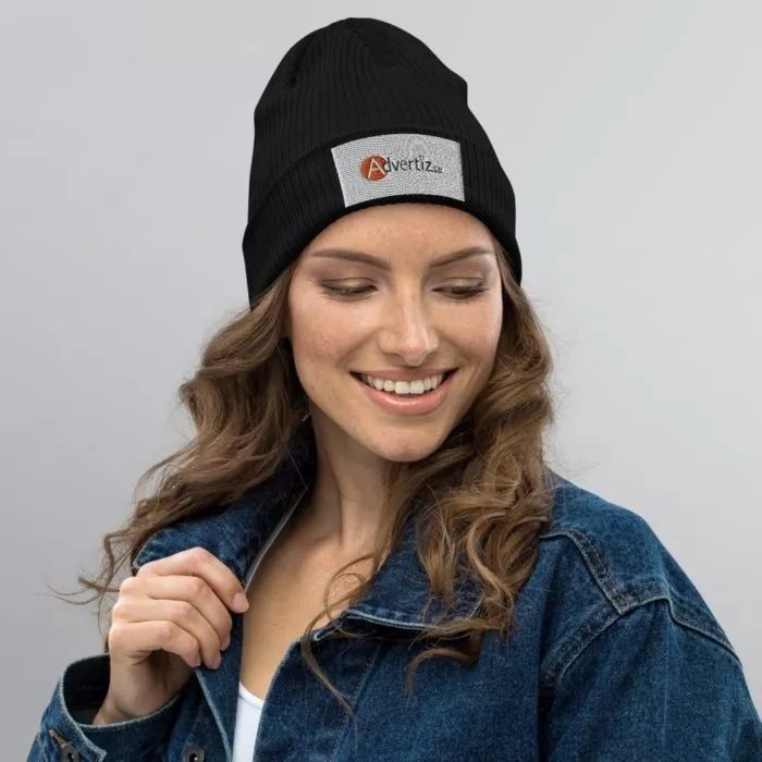 Organic ribbed beanie – Image 2