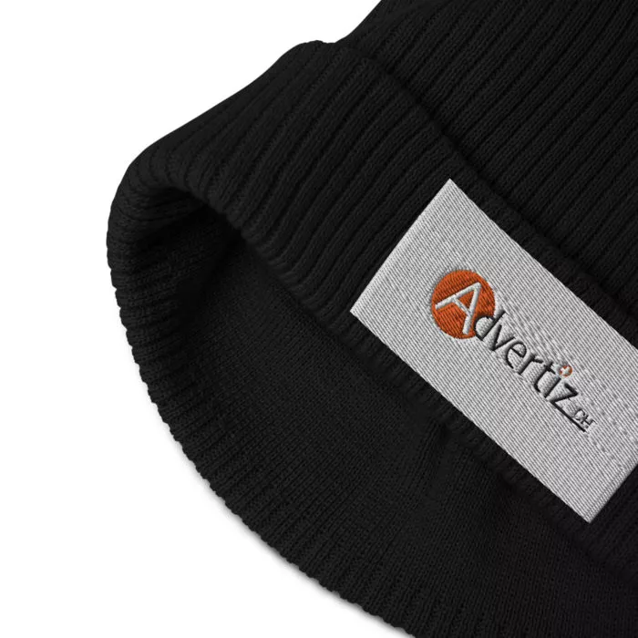Organic ribbed beanie – Image 4