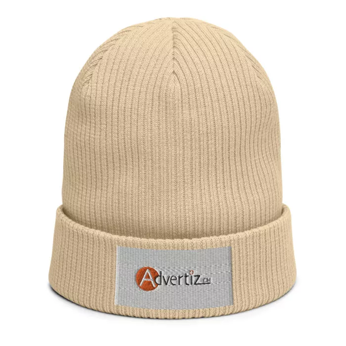 Organic ribbed beanie – Image 7